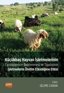 Küçükbaş Hayvan İşletmelerinin Tipolojilerinin Belirlenmesi ve Tipolojinin İşletmelerin Üretim Etkinliğine Etkisi