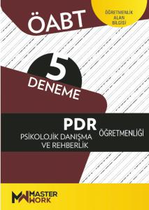 ÖABT - PDR - PSİKOLOJİK DANIŞMA VE REHBERLİK ÖĞRETMENLİĞİ - 5 Deneme